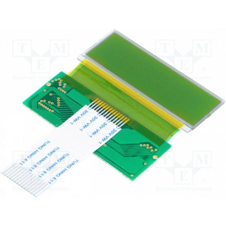 Дисплей LCD DISPLAY ELEKTRONIK DEM 16221 SYH (FFCFTR)V (DEM16221SYH-FFCFTR)