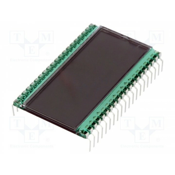 Дисплей lcd 7-сегментный (цифровой) DISPLAY ELEKTRONIK DE 119-TS-207,5V (DE119-TS-20/7.5)