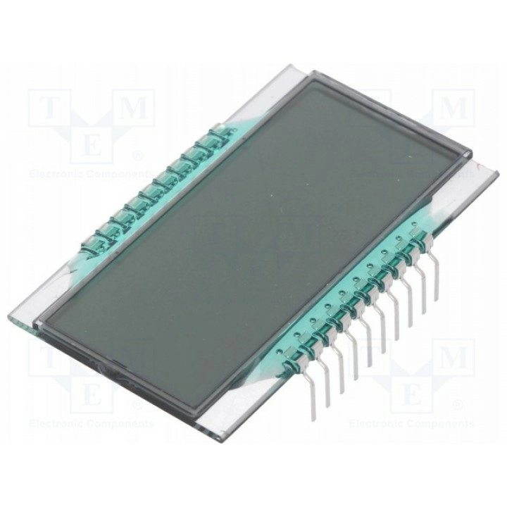 Дисплей lcd 7-сегментный (цифровой) DISPLAY ELEKTRONIK DE 161-RS-207,5 (3 VOLT) (DE161-RS-20/7.5-3)