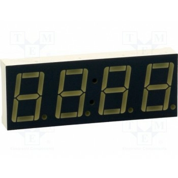 Дисплей LED 7-сегментный 14мм KINGBRIGHT ELECTRONIC CA56-21EWA