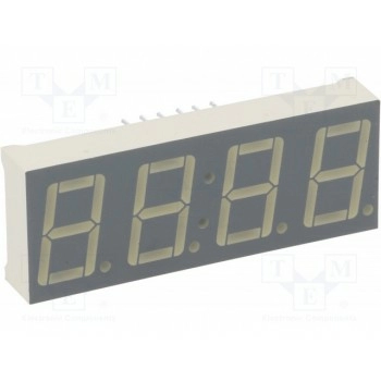 Дисплей LED 7-сегментный 14мм KINGBRIGHT ELECTRONIC CA56-21SRWA