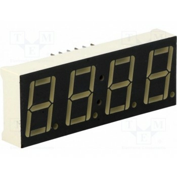 Дисплей LED 7-сегментный 14мм KINGBRIGHT ELECTRONIC CC56-12SRWA