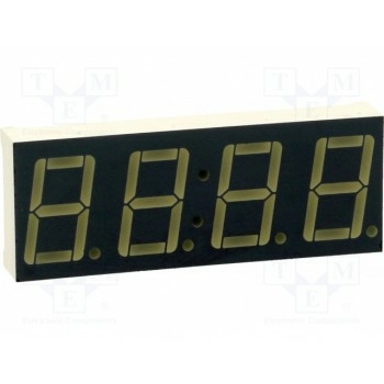 Дисплей LED 7-сегментный 14мм KINGBRIGHT ELECTRONIC CC56-21YWA
