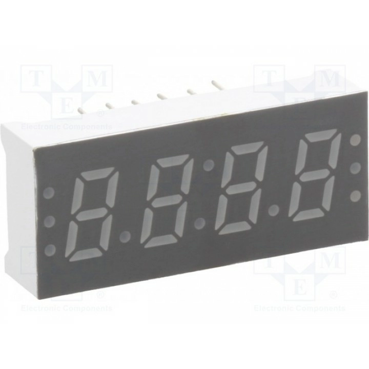 Дисплей LED 7-сегментный 762мм LUCKY LIGHT KW4-30GCVA (KW4-30GCVA)