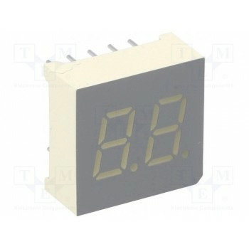 Дисплей LED 7-сегментный 76мм KINGBRIGHT ELECTRONIC DA03-11SRWA
