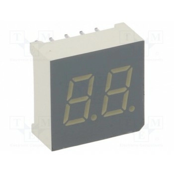 Дисплей LED 7-сегментный 76мм KINGBRIGHT ELECTRONIC DA03-12GWA