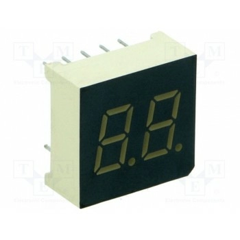 Дисплей LED 7-сегментный 76мм KINGBRIGHT ELECTRONIC DC03-11SRWA