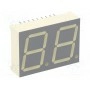 Дисплей LED 7-сегментный 20мм KINGBRIGHT ELECTRONIC DC08-11EWA (DC08-11EWA)