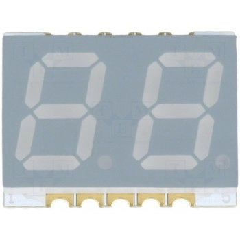Дисплей LED 7-сегментный 10мм BROADCOM (AVAGO) HDSM-443C
