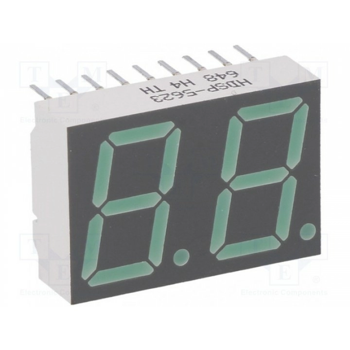 Дисплей LED 7-сегментный 1422мм BROADCOM (AVAGO) HDSP-5623 (HDSP-5623)