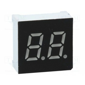 Дисплей LED 7-сегментный OPTO Plus LED Corp. OPD-D3010YG-BW