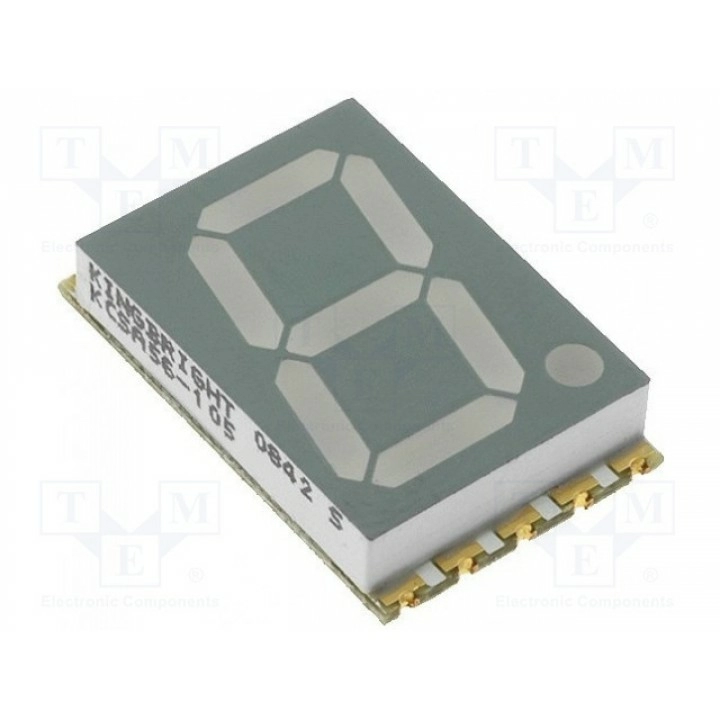 Дисплей LED 7-сегментный 1422мм KINGBRIGHT ELECTRONIC KCSA56-105 (KCSA56-105)