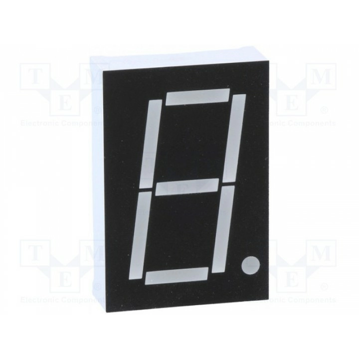 Дисплей LED 7-сегментный 26мм 1" OPTO Plus LED Corp. OPD-S10020SR-BW (OPD-S10020SR-BW)