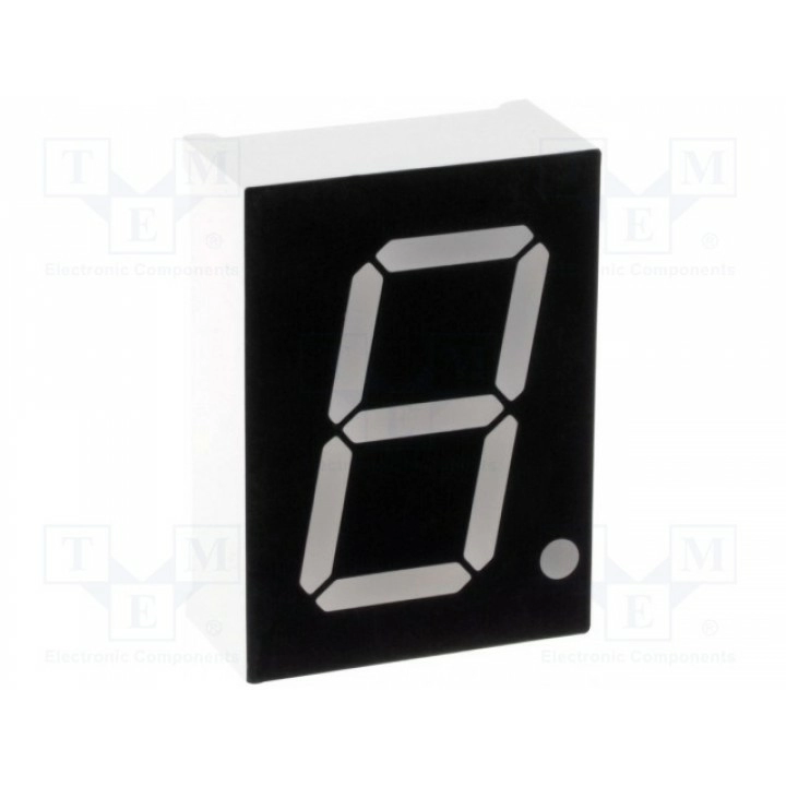 Дисплей LED 7-сегментный 204мм OPTO Plus LED Corp. OPD-S8023LR-BW (OPD-S8023LR-BW)