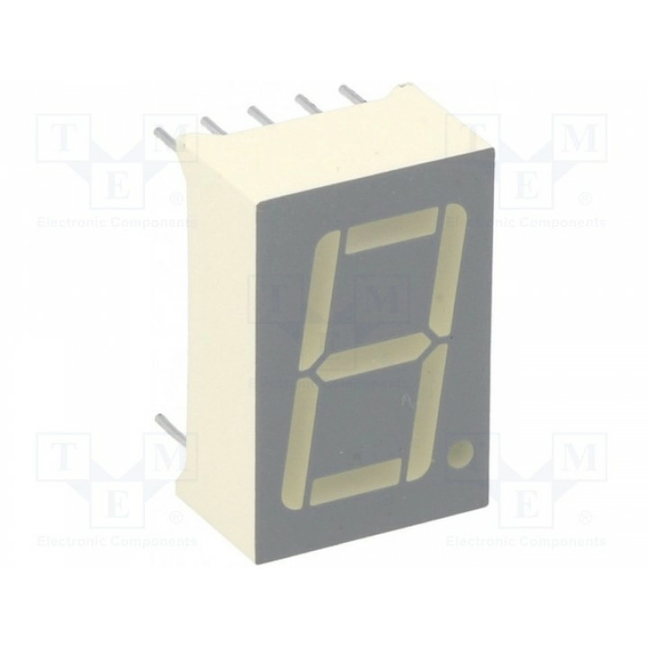 Дисплей LED 7-сегментный 1422мм KINGBRIGHT ELECTRONIC SA56-11SRWA (SA56-11SRWA)