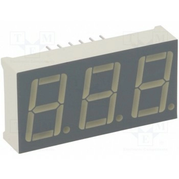 Дисплей LED 7-сегментный 142мм KINGBRIGHT ELECTRONIC BC56-12EWA