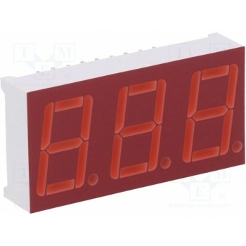 Дисплей LED 7-сегментный LITEON LTM-8522HR