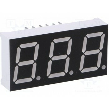 Дисплей LED 7-сегментный 142мм OPTO Plus LED Corp. OPD-T5620SR-BW