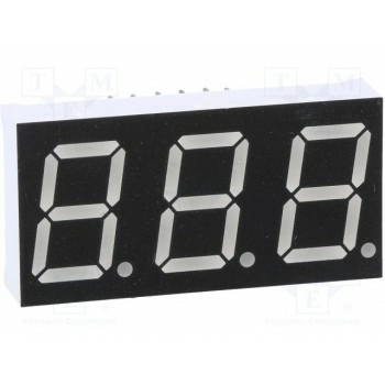 Дисплей LED 7-сегментный 142мм OPTO Plus LED Corp. OPD-T5620UPG-BW