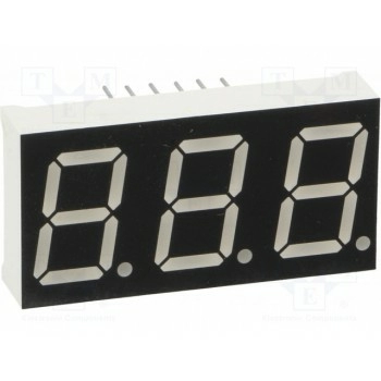 Дисплей LED 7-сегментный 142мм OPTO Plus LED Corp. OPD-T5620Y-BW