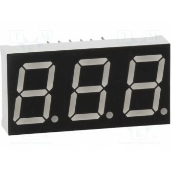 Дисплей LED 7-сегментный 142мм OPTO Plus LED Corp. OPD-T5621LB-BW