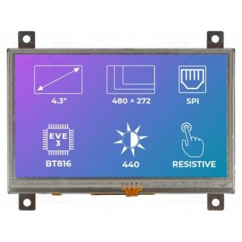 Дисплей TFT Riverdi RVT43ALBFWR00