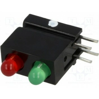 LED в корпусе красныйзеленый MENTOR 1801.8233