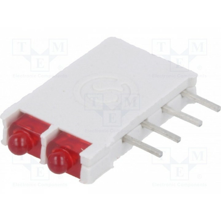 LED в корпусе красный 18мм Кол-во диод 2 SIGNAL-CONSTRUCT DBI01300 (DBI01300)