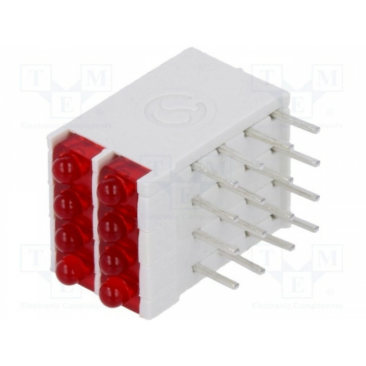 LED в корпусе красный 18мм Кол-во диод 8 SIGNAL-CONSTRUCT DBI04300 (DBI04300)