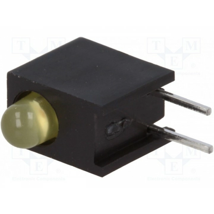 LED в корпусе желтый 3мм BROADCOM (AVAGO) HLMP-1719-A00A2 (HLMP-1719-A00A2)