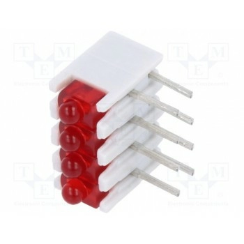 LED в корпусе красный Кол-во диод 4 SIGNAL-CONSTRUCT ZSU0430