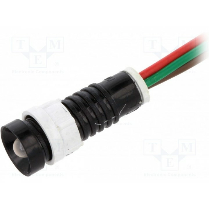Индикаторная лампа LED вогнутый POLAM-ELTA LRG-D5-24ACDCWK (LRG-D5-24AC-DCWK)