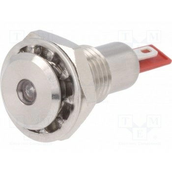 Индикаторная лампа led плоский BULGIN DX0505RD12