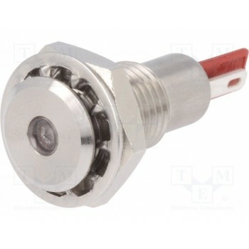 Индикаторная лампа led плоский BULGIN DX0505RD24