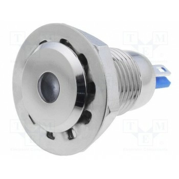 Индикаторная лампа led плоский ONPOW GQ12F-DG24