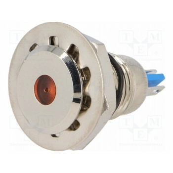 Индикаторная лампа led плоский ONPOW GQ12F-DO24