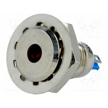 Индикаторная лампа led плоский ONPOW GQ12F-DR24