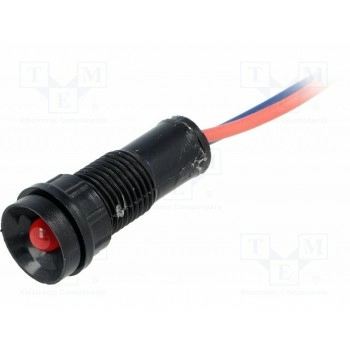 Индикаторная лампа led вогнутый POLAM-ELTA LR-D5-12ACDC
