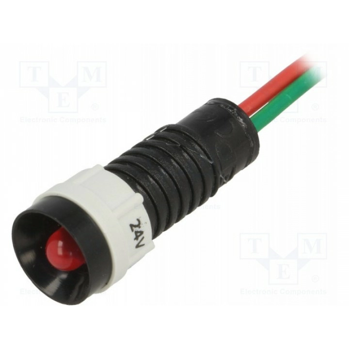 Индикаторная лампа led вогнутый POLAM-ELTA LR-D5B-24ACDC BLINKING (LR-D5B-24AC/DC)