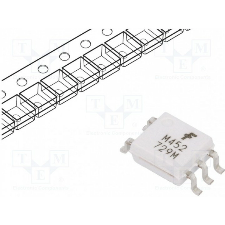 Оптрон SMD ON SEMICONDUCTOR (FAIRCHILD) FODM452 (FODM452)