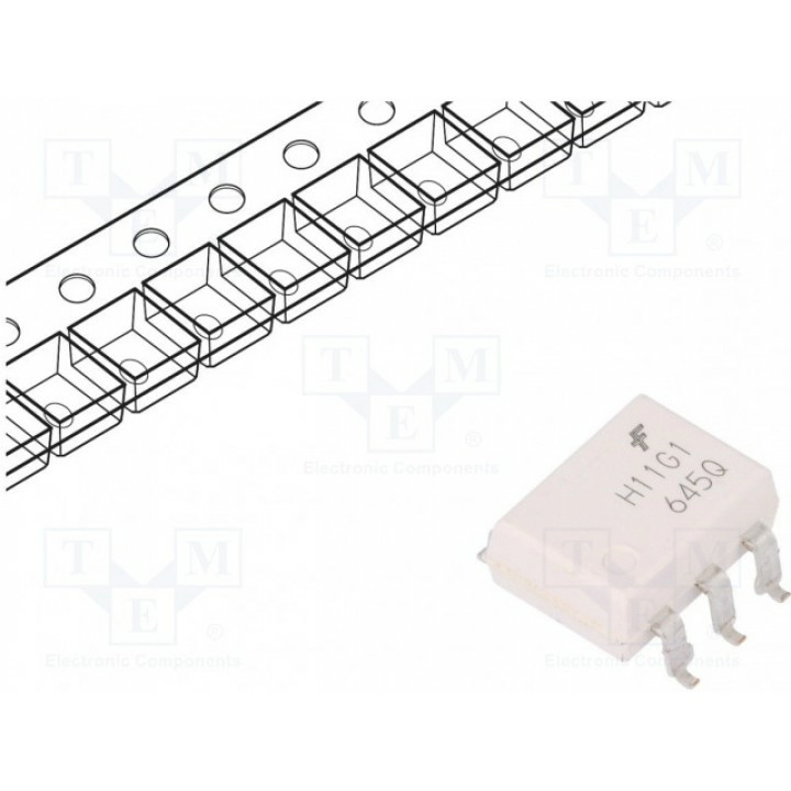 Оптрон SMD ON SEMICONDUCTOR (FAIRCHILD) H11G1SR2M (H11G1SR2M)