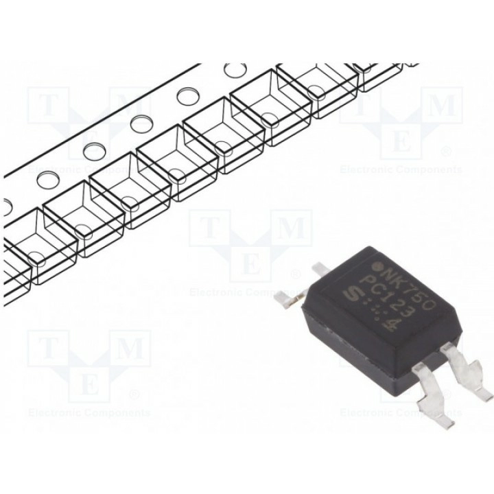 Оптрон SMD SHARP PC123X5YUP1B (PC123X5YUP1B)