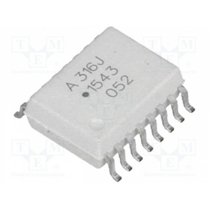 Оптрон SMD Каналы 1 BROADCOM (AVAGO) HCPL-316J-000E (HCPL-316J-000E)