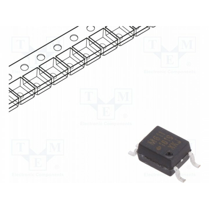 Оптрон SMD Каналы 1 BROADCOM (AVAGO) HCPL-M611-500E (HCPL-M611-500E)