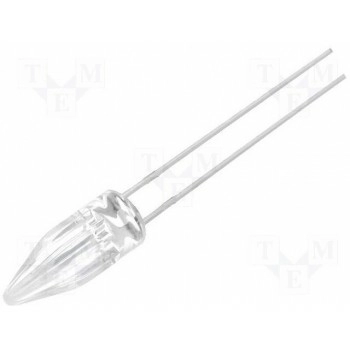 LED 5мм белый теплый 500?750мкд OPTOSUPPLY OS2MDK58A1B