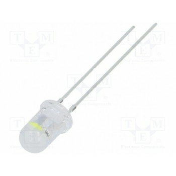LED 5мм белый холодный 4200?5800мкд OPTOSUPPLY OSW5DS51A5A