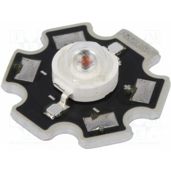 LED  мощный STAR красный ProLight Opto PM2E-3LRS-SD
