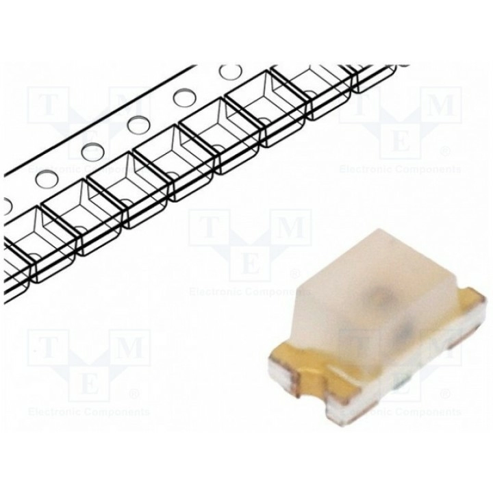 LED SMD 0603 янтарный BROADCOM (AVAGO) HSMA-C190 (HSMA-C190)