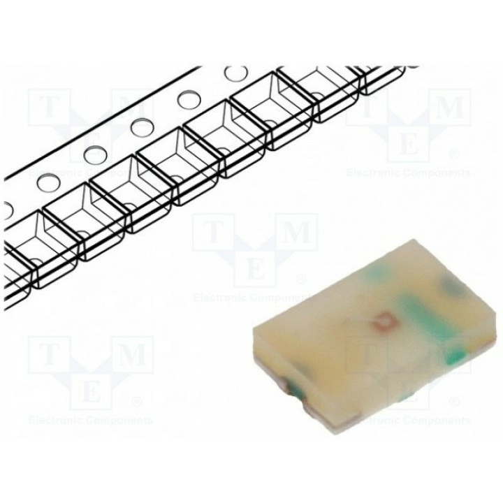 LED SMD 0805 зеленый BROADCOM (AVAGO) HSMG-C177 (HSMG-C177)