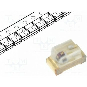 LED SMD 0603 красный KINGBRIGHT ELECTRONIC KP-1608SURCK